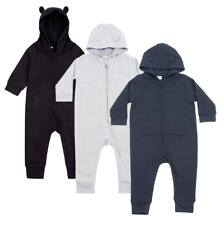 Larkwood Baby/Toddler Cotton Blend All In One Sleep Suit with Hood