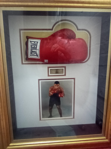 Framed picture and signed - picture,