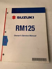 Suzuki 2007 RM125 Dirt Bike