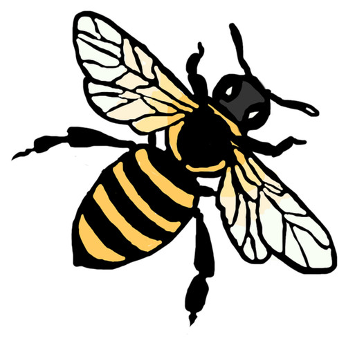 Bee 4cm premium edible - x,