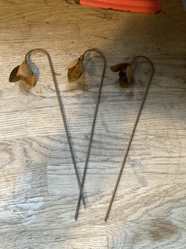 Set metal rusty snowdrop - metal,