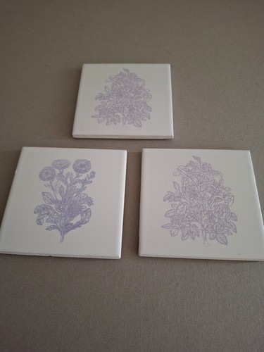 Set cream tile - of,