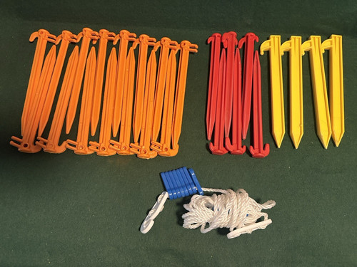 Plastic camping tent - plastic,
