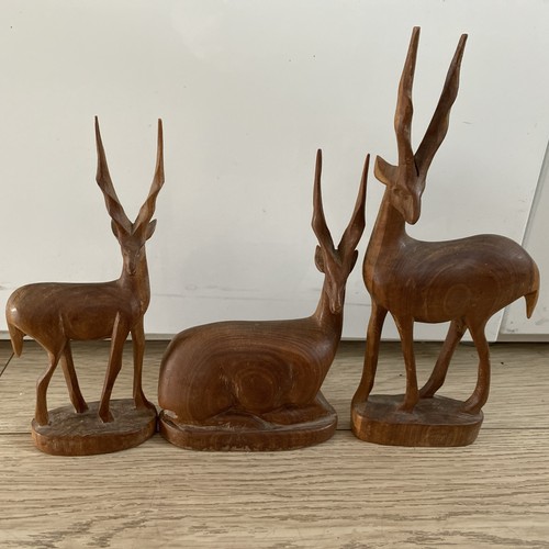Vintage wooden set family - wooden, 3