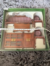 Dolls House Cupboard, Sofa, Table And Chairs
