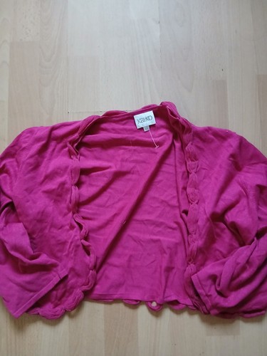 Kaliko pink cropped bolero - pink,