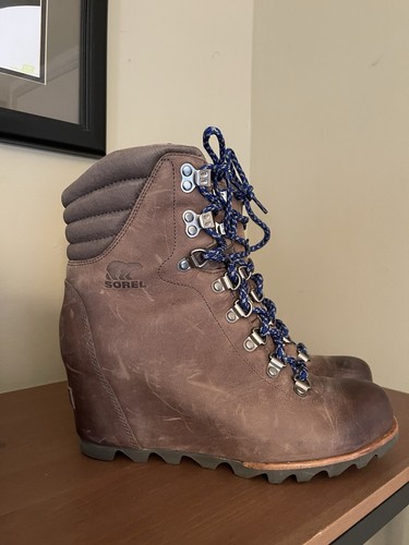 Sorel conquest wedge brown - sorel,