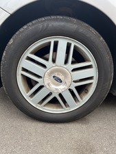 SET OF FORD FOCUS MK2 16" ALLOY WHEELS C & 205 55 16 TYRES 5x108 6.5J CONNECT QQ
