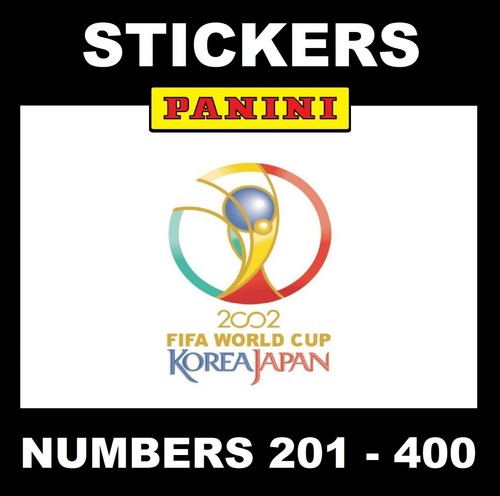 Panini world cup 2002 stickers - world,