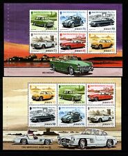 JERSEY 2005  JERSEY MOTOR FESTIVAL CLASSIC CARS  SET OF 3  BOOKLET PANES  MNH