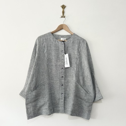 Sahara 100 linen shirt jacket - shirt,