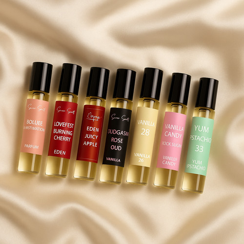 Perfume oil rollerball set - oil,