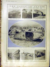 Original Old Vintage Print