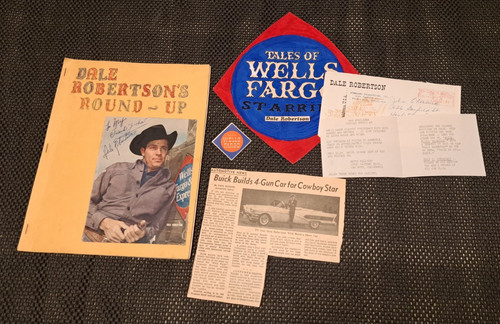 Rare vintage dale robertson - dale, robertson's