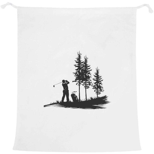 Golfer taking swing - 'golfer, swing'