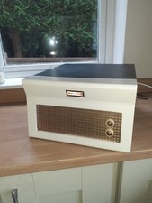 Dansette Major Deluxe – Black/White – Fully Serviced Vintage Record Player