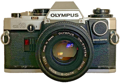 Olympus om10 35mm film camera - om10,