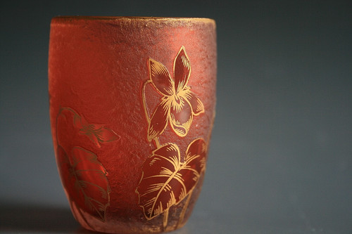 Antique daum acid etched and - acid,