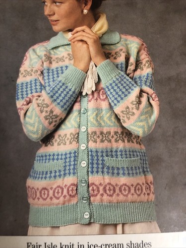 Vintage fair isle knitting - vintage,