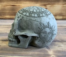 Stone garden zodiac skull - stone,