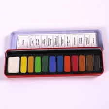 12 Block Watercolour Tin Easy