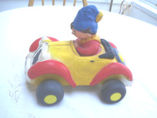 1960'S RETRO NODDY IN HIS CAR-CALLED A BENDY TOY-XMAS GIFT -BUY NOW