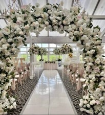 For Hire Stunning Ivory & Soft Blush 8ft Wedding Arch!