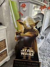Yoda Star Wars Cardboard Cutout Attack Of The Clones 41 Inches  Poster