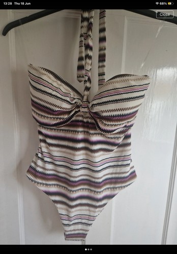 Women striped swimming - women's,