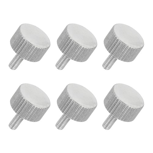 Pcs 8mm flat knurled - 6,
