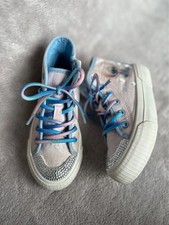 Kids Lilo & Stitch High Top Trainers (UK 11) Preloved with Sparkle