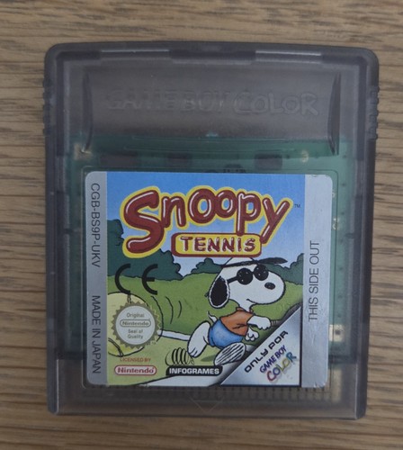 Snoopy tennis gameboy color - tennis,