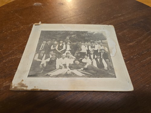 Antique victorian cricket - antique, team