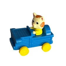 Richard Scarry Cat in Blue Truck 1994 Vintage Toy Figure Huckle Cat Busy World