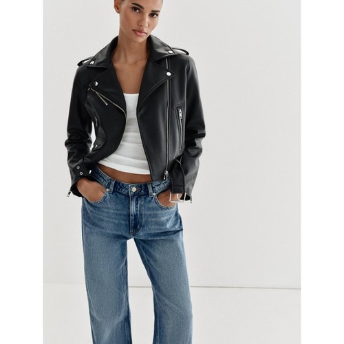 Zara faux leather biker - biker, jacket