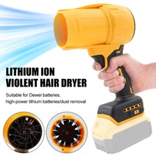 High Power Blowing Hair Dryer Strong Wind Turbo Jet Fan for Dewalt 18V Battery