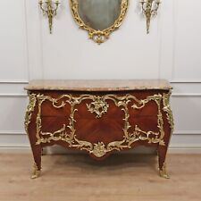 Antique Chest of Drawers French Commode Louis XV Style Marble Top by E Kahn