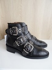ZARA BLACK FLAT LEATHER