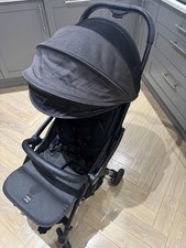 Mini Uno Touchfold Travel Pushchair Stroller  - Black