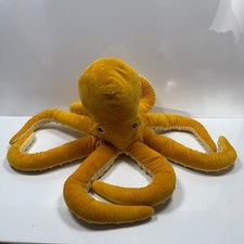 IKEA Octopus Large Yellow Orange Large Soft Plush Toy 24” 50cm Blåvingad