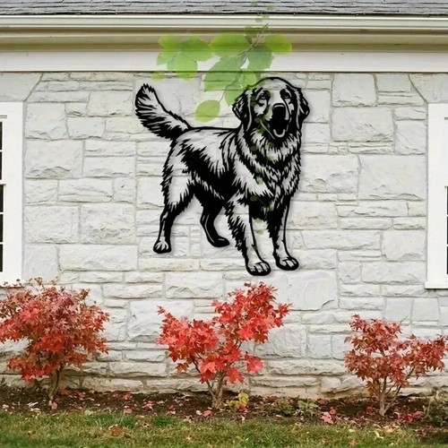 Labrador dog metal wall art - wall,