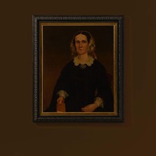 19THC LARGE VICTORIAN OIL