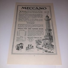 Vintage 1919 MECCANO Print Ad
