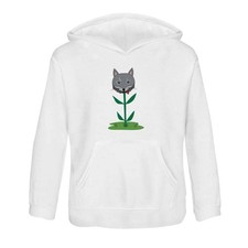 'Wolf Head Flower' Children's Hoodie / Hooded Sweater (KO052910)