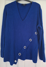 STAR Julian Macdonald blue jumper size 18