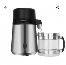 Water Distiller - Stainless Steel - Glass Jug - water Purifier -Pure Water 4L