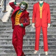 Adults Joker Cosplay Arthur Fleck Joaquin Phoenix Costume Coat Pants Halloween