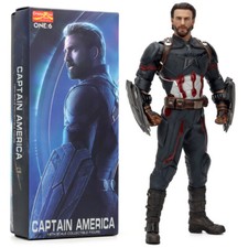 Captain America M avengors 1:6 Scale 12" Figure Figurine Statue Crazy Toys