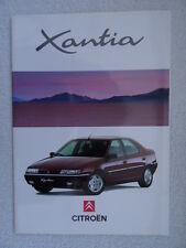 Citroen Xantia Brochure 1994 - Base,LX,SX,VSX. Mint Condition. 43 pages