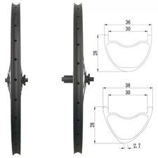 29er Mountain Bike Wheelset 28